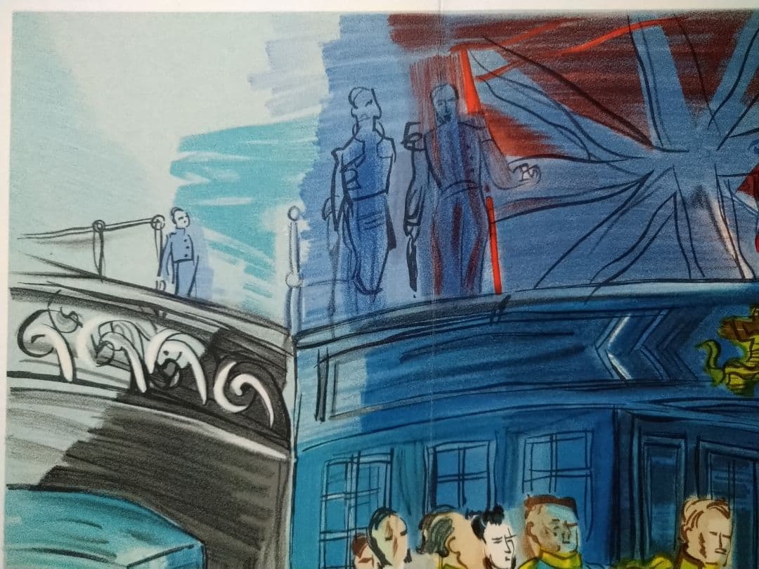 rdラウル・デュフィのリトグラフ 本物保証 - メルカリ