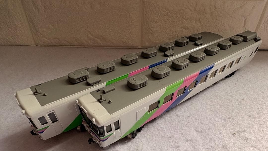 Y【ジャンク品】エンドウ/KTM ふれあいパル 鉄道模型 2両 キハ58系 S