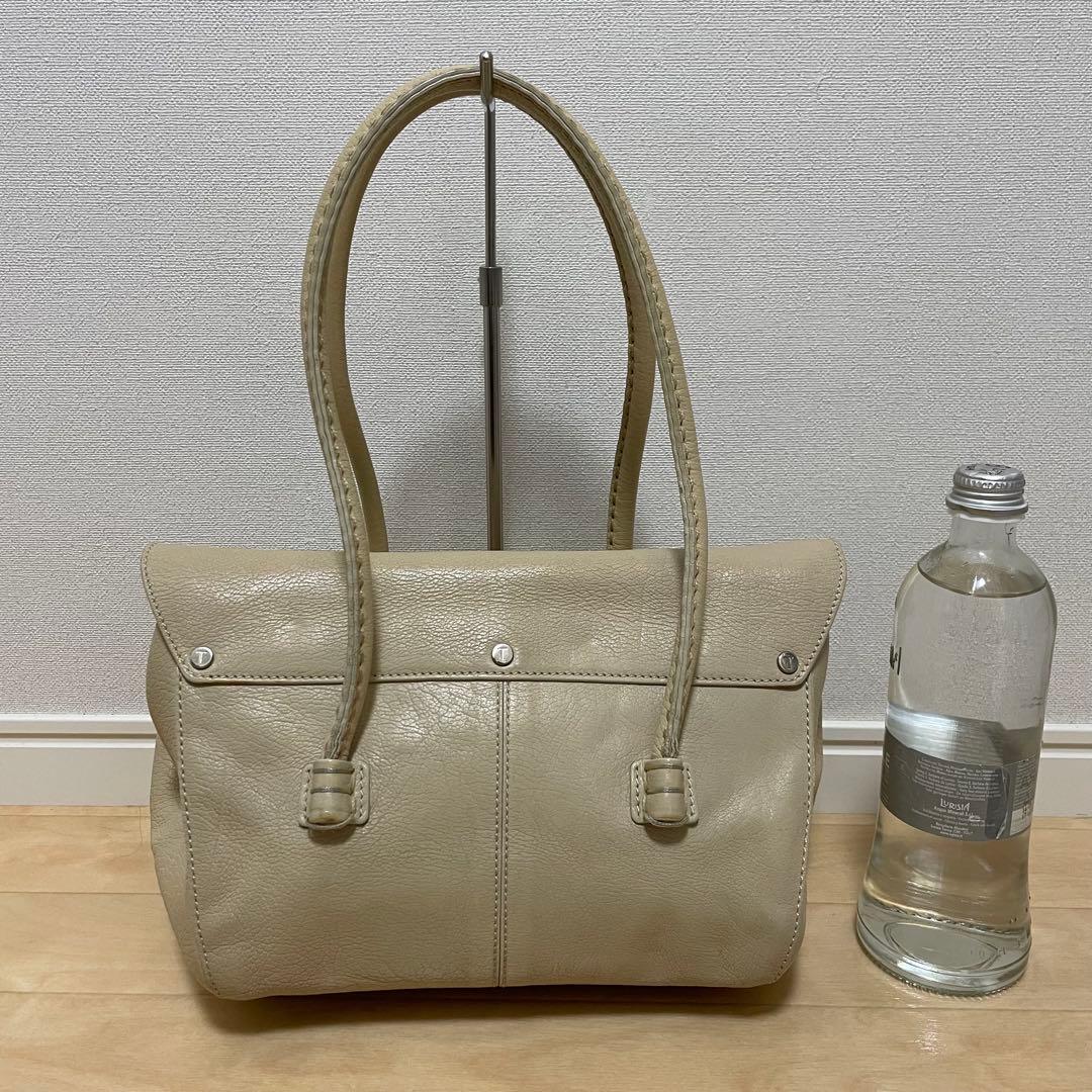 □ TOD'S（トッズ） 良品 / レザー/ハンドバッグ/ ベージュ系