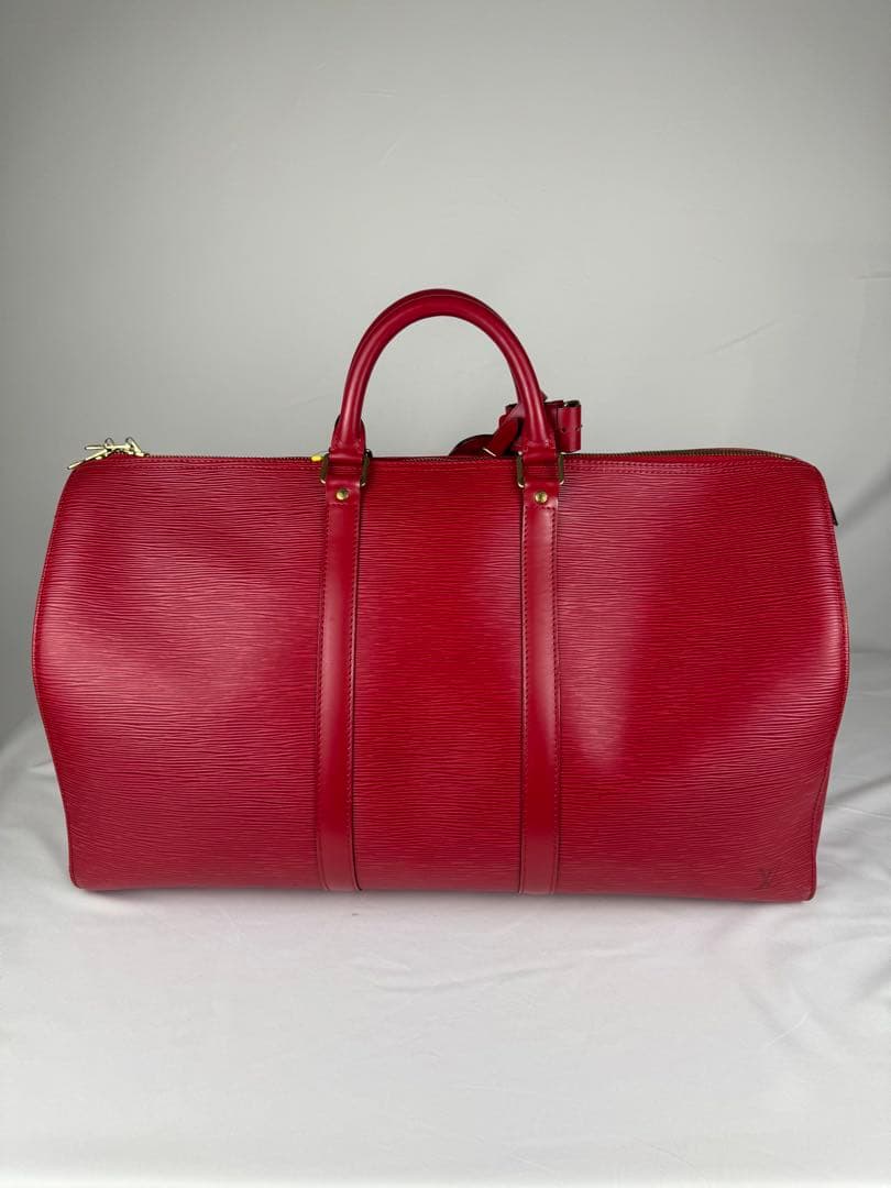 ルイヴィトン 赤エピ キーポル50 ボストンバッグ