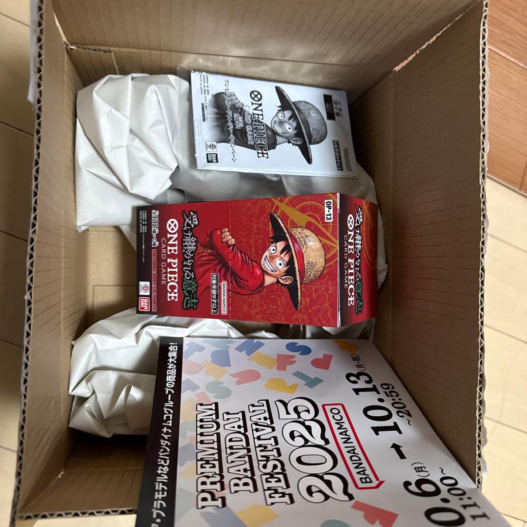 ワンピースカード　受け継がれる意志　未開封box ブースターパック 受け継がれる意志【未開封パック】{-}