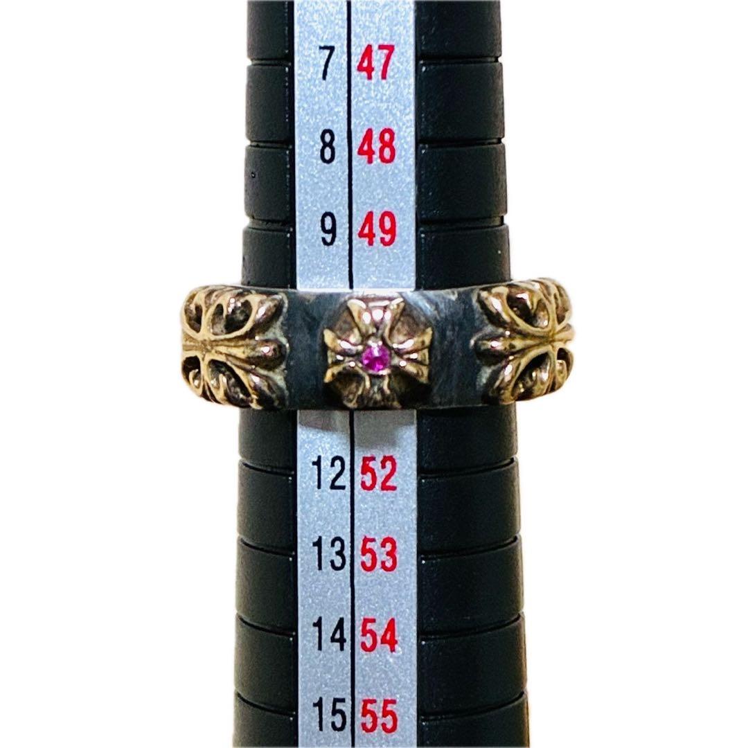 希少】A&G リング フローラルクロス シルバー925 ゴールド 18K - メルカリ