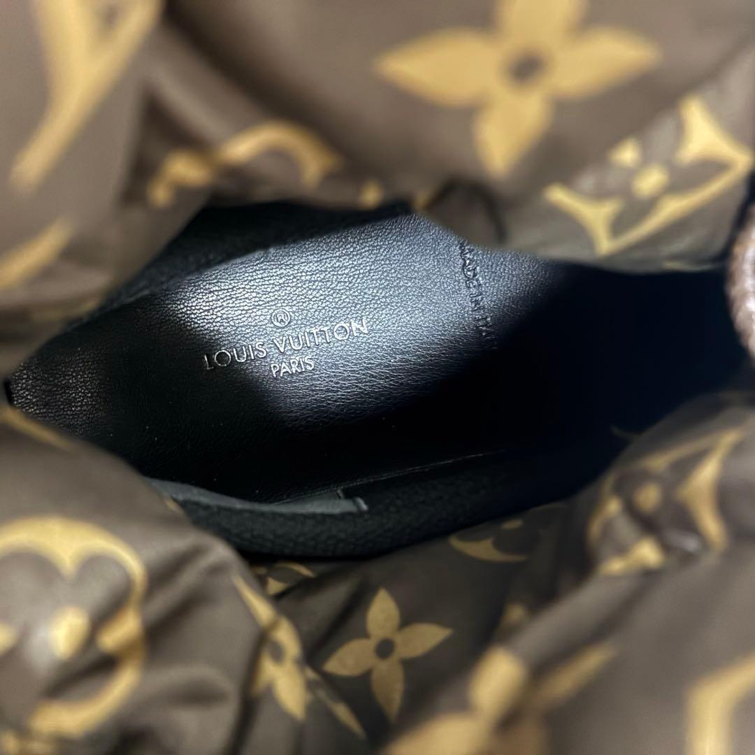 極美品 ルイヴィトン ピローライン アンクルブーツ モノグラム 36 23cm
