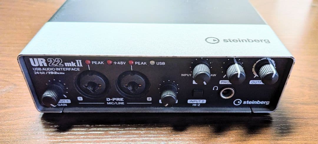 ジャンクSteinberg UR22 mkII USBオーディオインターフェース UR22mkII - コンパクト I/O のスタンダード | Steinberg