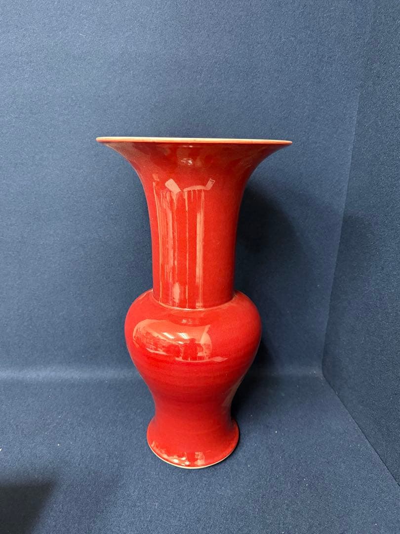 大清乾隆年製 辰砂 花器 花瓶 飾り壺 大振り 時代 古玩 旧家 蔵出 骨董品 Yahoo!オークション -「辰砂 花瓶」の落札相場・落札価格