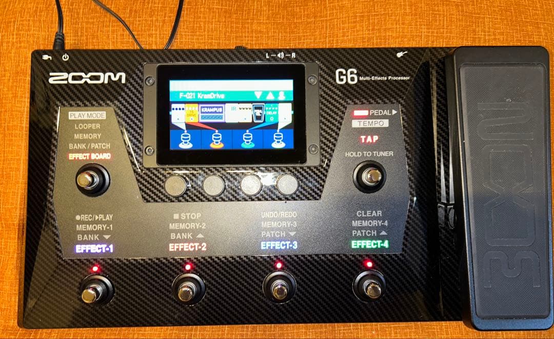 【今日だけ2,000円割】Zoom G6 ギターエフェクター BTA-1付属 Amazon | ZOOM G6 マルチエフェクター ギター用 135種エフェクト/IR