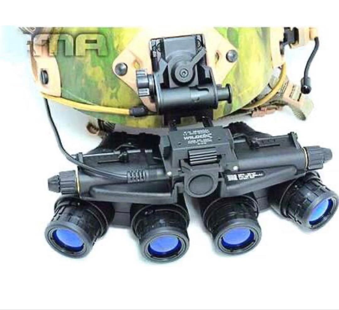 【美品】ダミークアドレンズ+ミリタリーヘルメット　セット