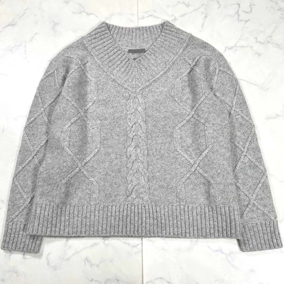 24AW 完売セオリーリュクス HARL MORBI カシミヤ ケーブル編み