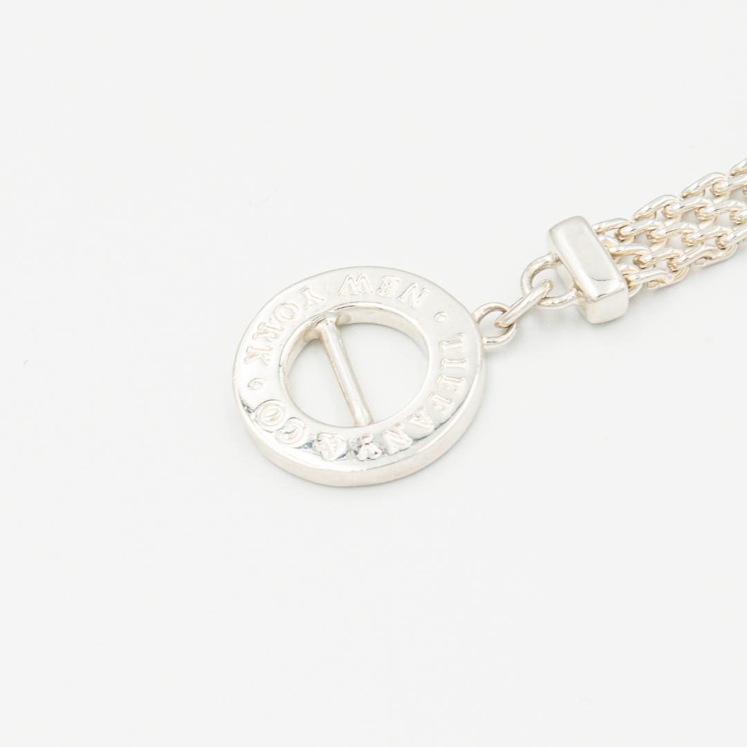 ティファニー メッシュ トグル ブレスレット シルバー 18.5cm