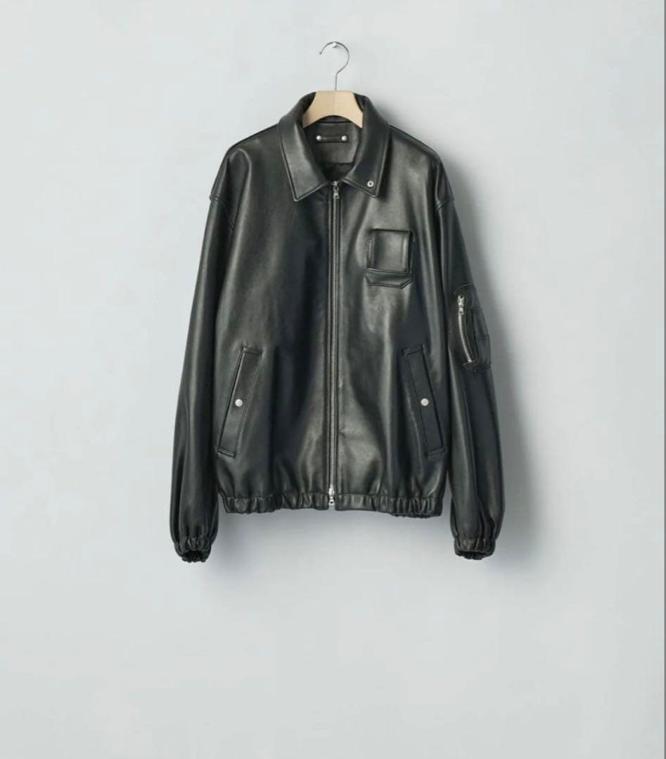 ジャケット・アウター stein SHEEP LEATHER FLIGHT JACKET