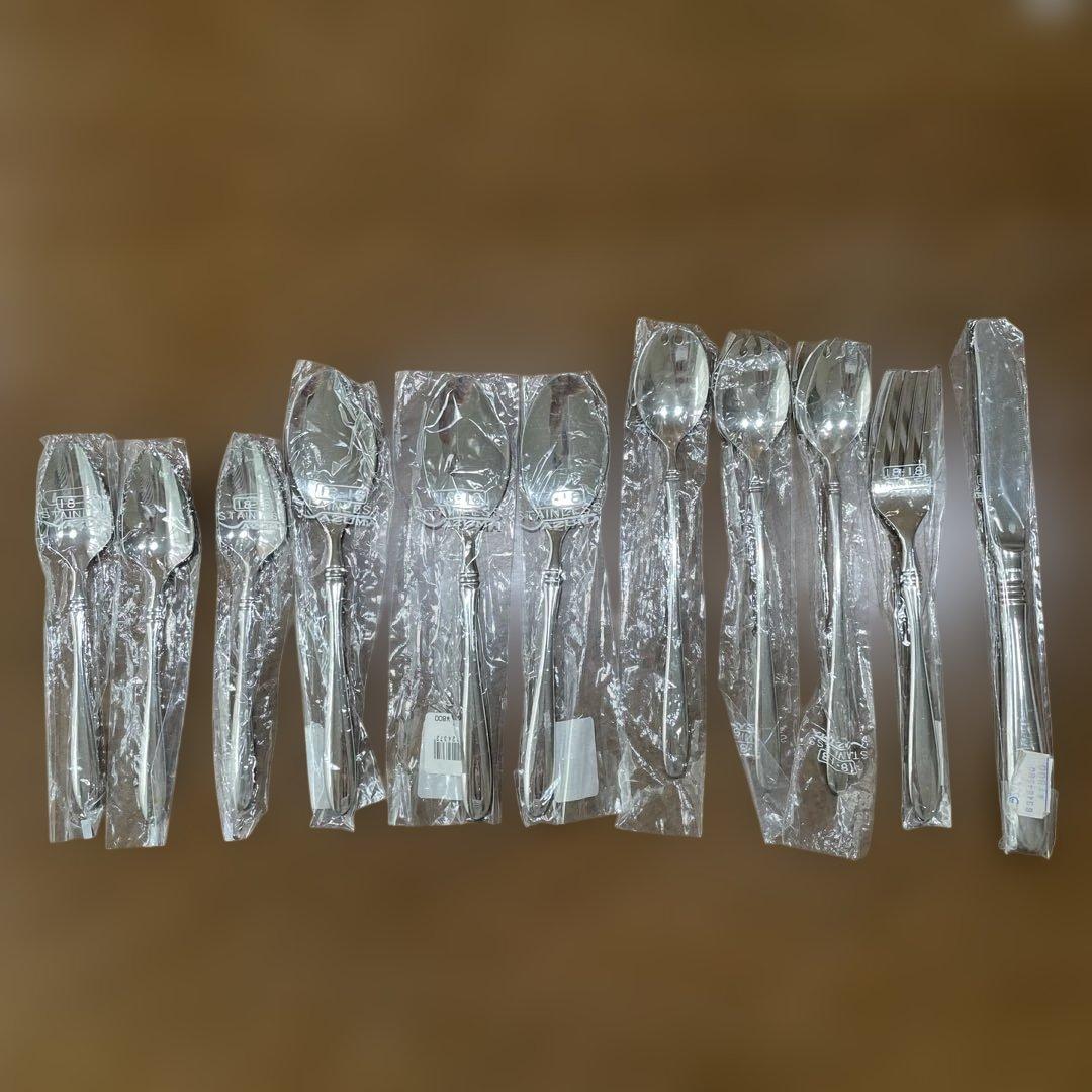 AZUMA18-18ステンレス製カトラリーセット 11点セット