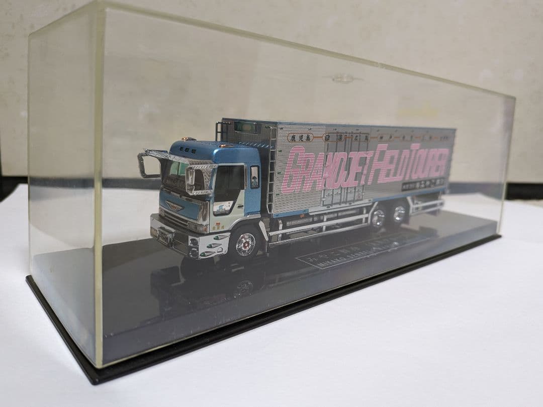 デコトラ1/72みやこ鮮冷(丸美グループ）ミニカー|mercariメルカリ官方