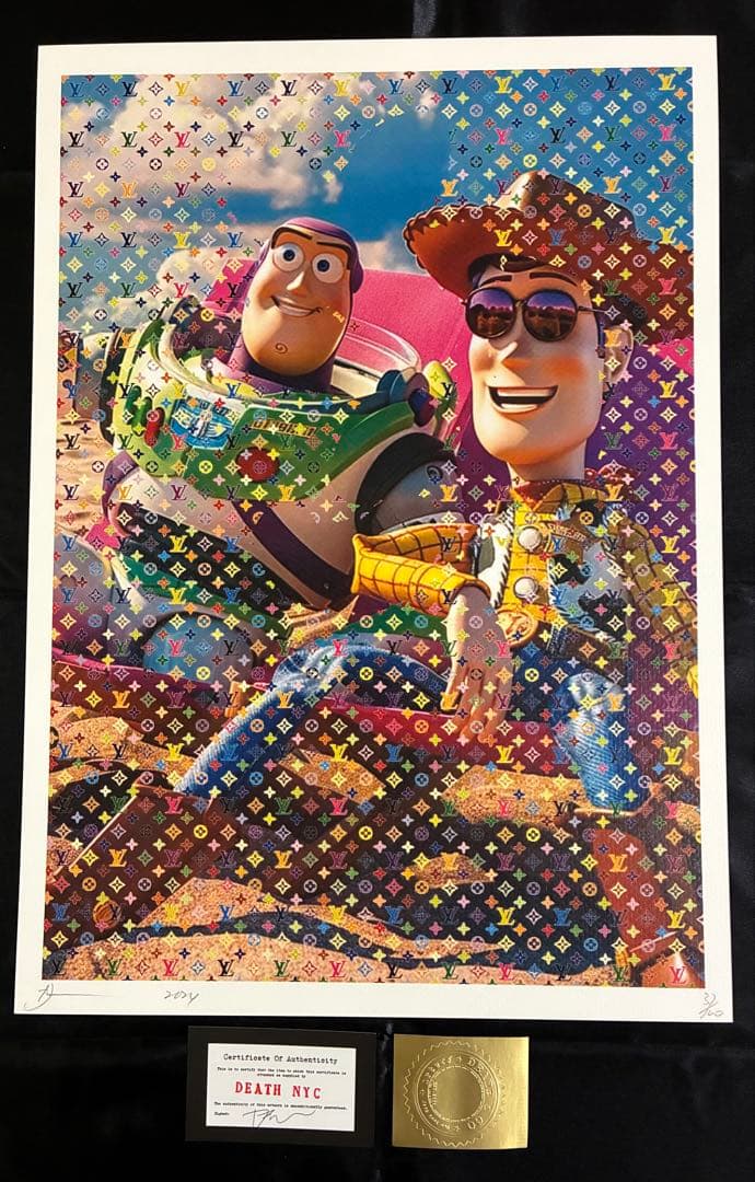 ✴︎世界限定100枚✴︎ DEATH NYC 現代アート ポスター TSR01