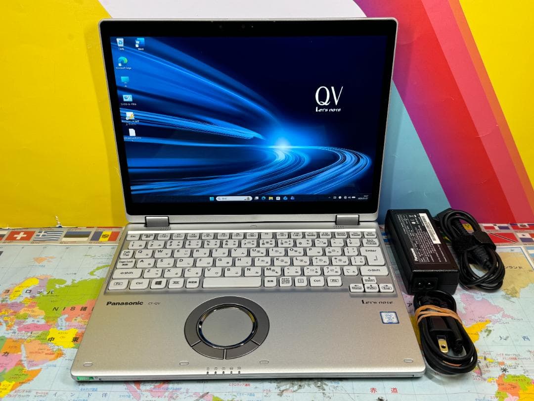 極美品 LTE レッツノート CF-QV8 12型 タッチパネル 2in1 軽量