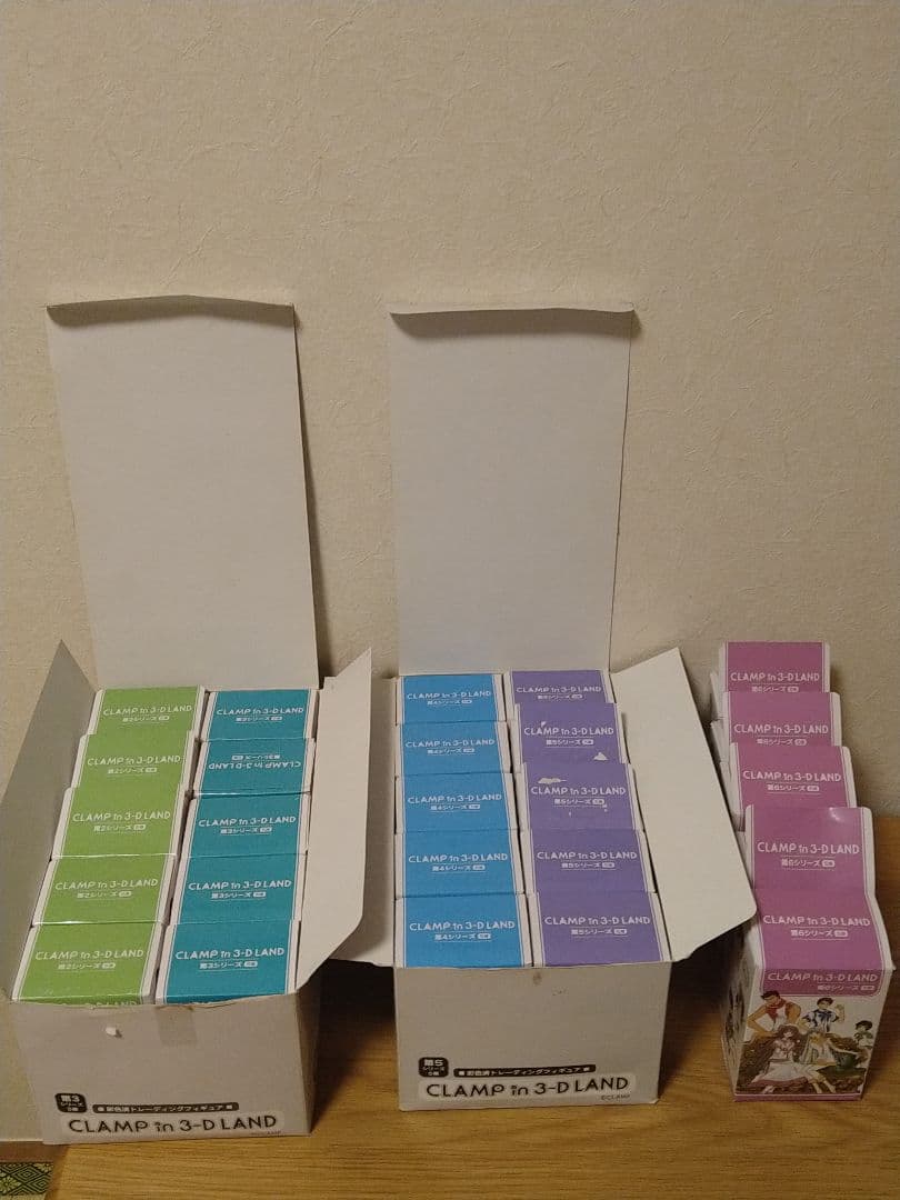 CLAMP in 3-D LAND フィギュアセット（第2〜第6シリーズセット） Movic Clamp in 3-D 3D Land Part 4 5 Mini Trading Collection Figure