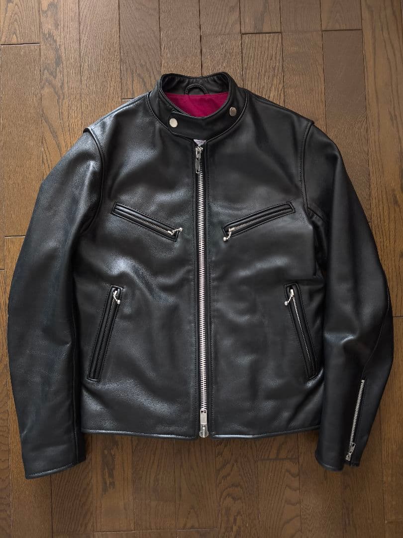 JAMES GROSE クラブマン　カウレザーライダース　サイズ36 JAMES GROSE クラブマン カウレザーライダース サイズ36 - メルカリ