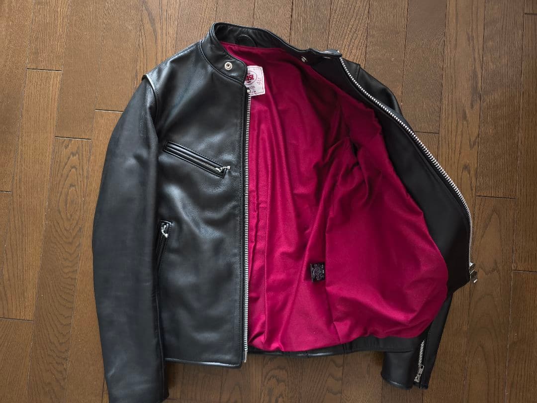 JAMES GROSE クラブマン カウレザーライダース サイズ36 - メルカリ