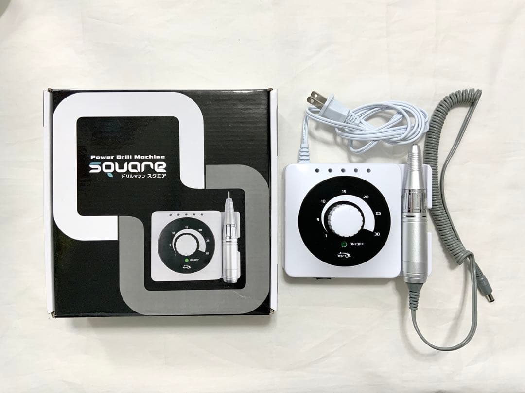 WSPTJAPAN SQUARE ネイルマシン スクエア+ビット類+集塵機　中古