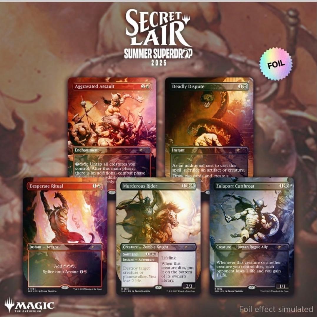 【未開封】 シークレットレイヤーTheArt of Frank Frazetta MTG The Art of Frank Frazetta: The Second Exhibition- Standard