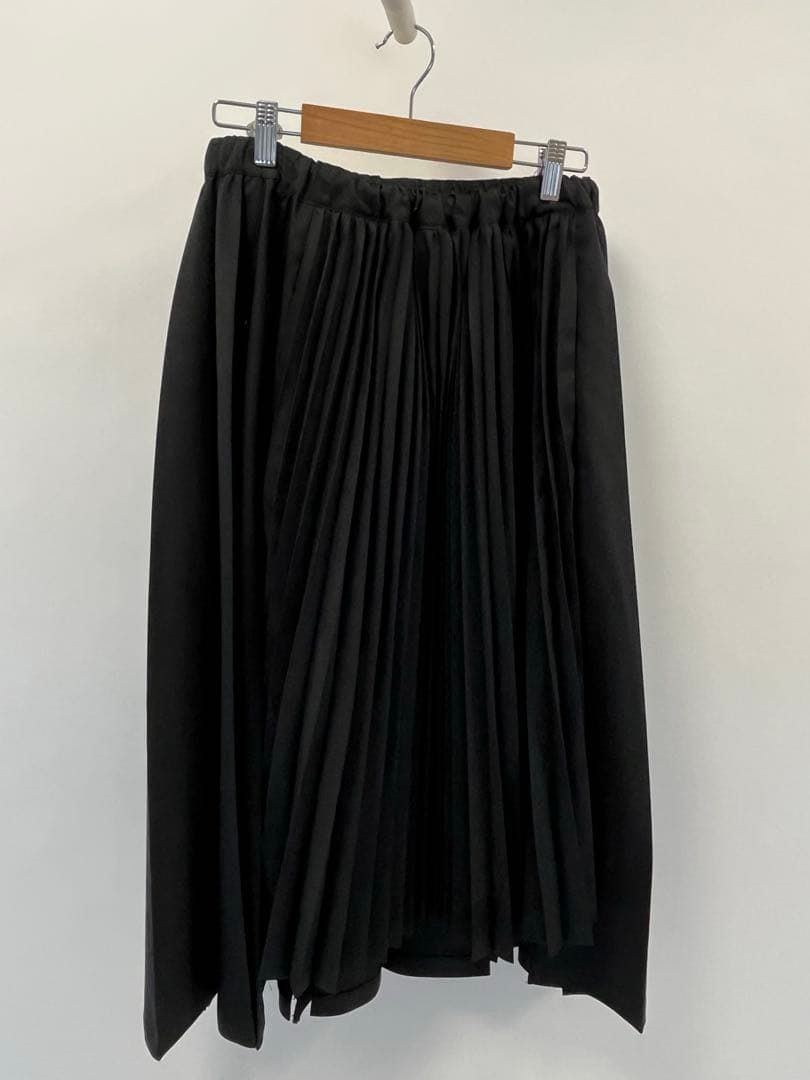 【再値下げ】ブラックコムデギャルソン アコーディオンプリーツスカート