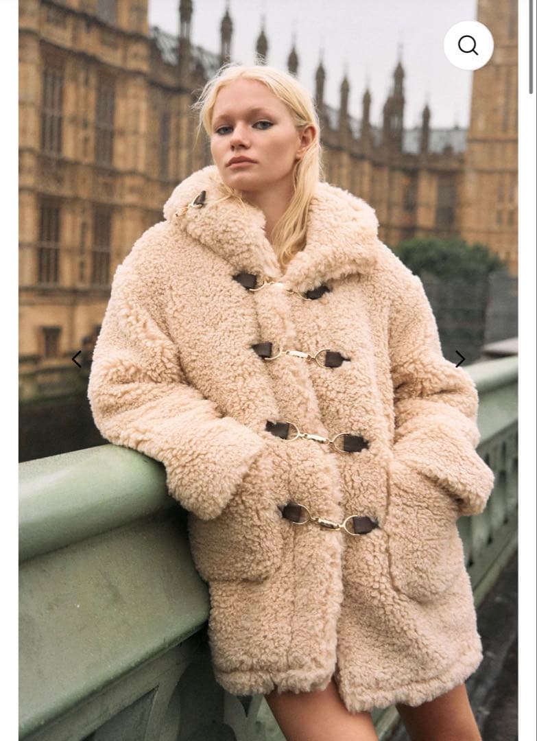 THE TOE Trafalgar boa coat ボアコート プードル