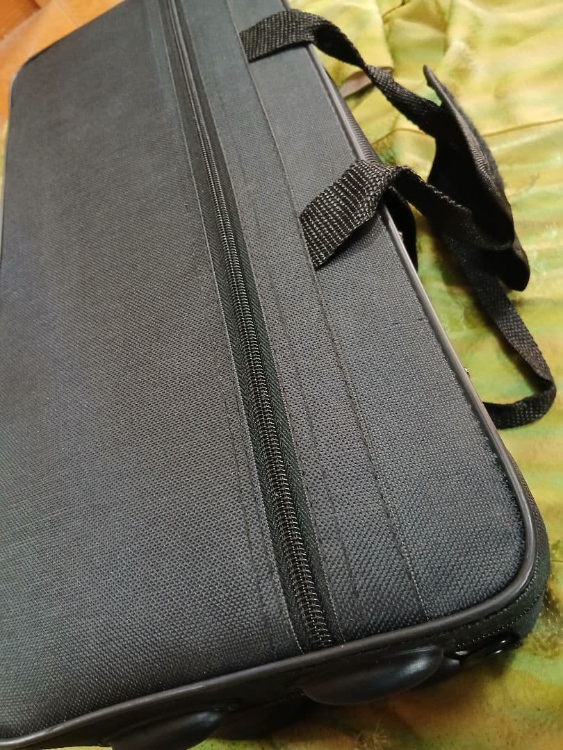 カーブド ソプラノサックス ノーブランド良品 ブラック スタンド付属