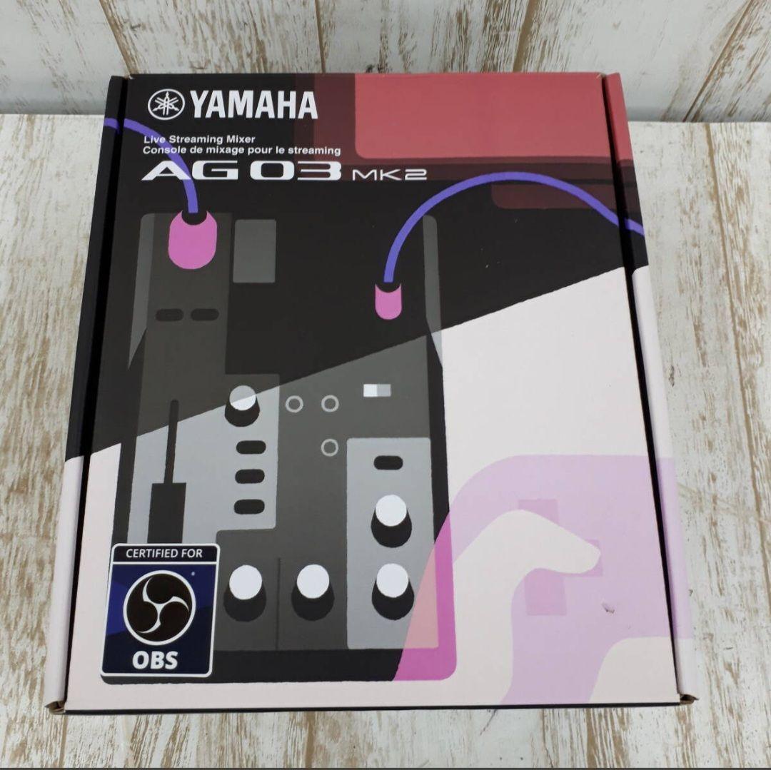 希少品 YAMAHA AG03 MK2 ブラック オーディオインターフェイス