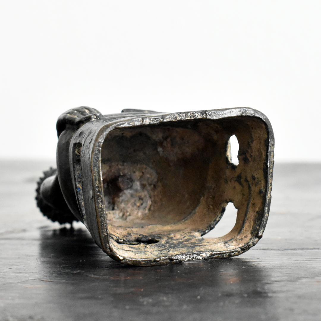 東南アジア ラオス18世紀頃 ランサーン王朝期 青銅仏像 /金銅仏 ブッダ