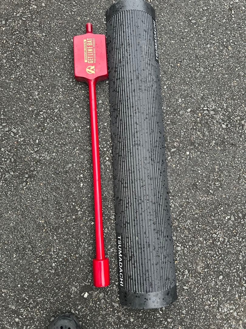 ゲットラインバット　野球　スポーツ　赤　ミノルマン