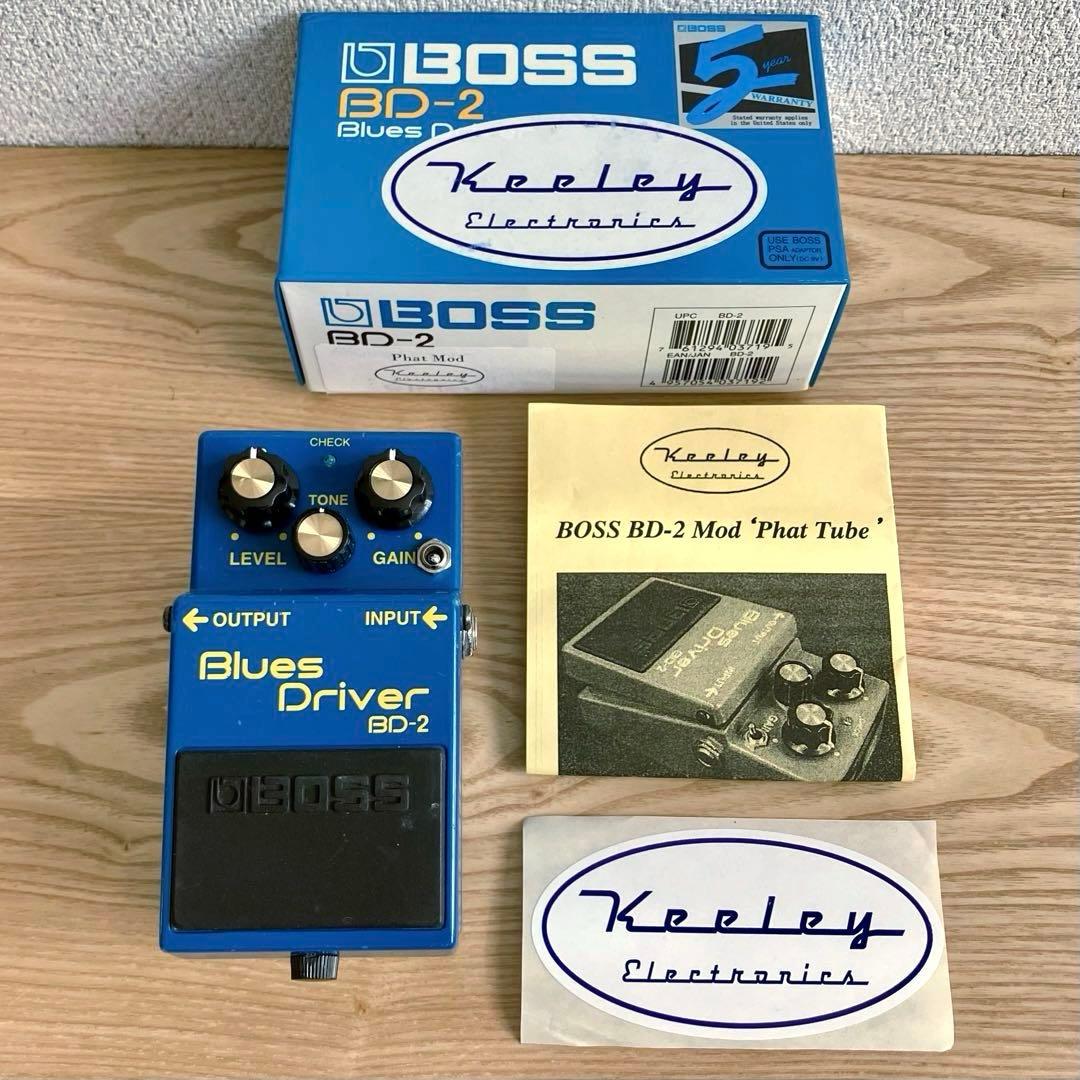 ギター Keeley BOSS BD-2 Mod Phat Tube