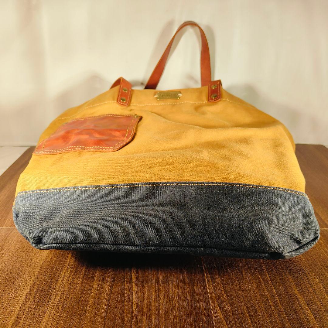 極美品】Levi's キャンバス×本革トートバッグ｜2Horseプレート搭載