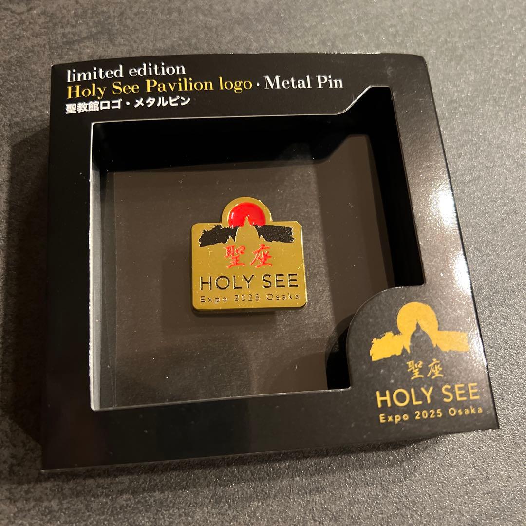 大阪・関西万博 バチカン公式 ピンバッジ ケース付き 未使用 イタリア