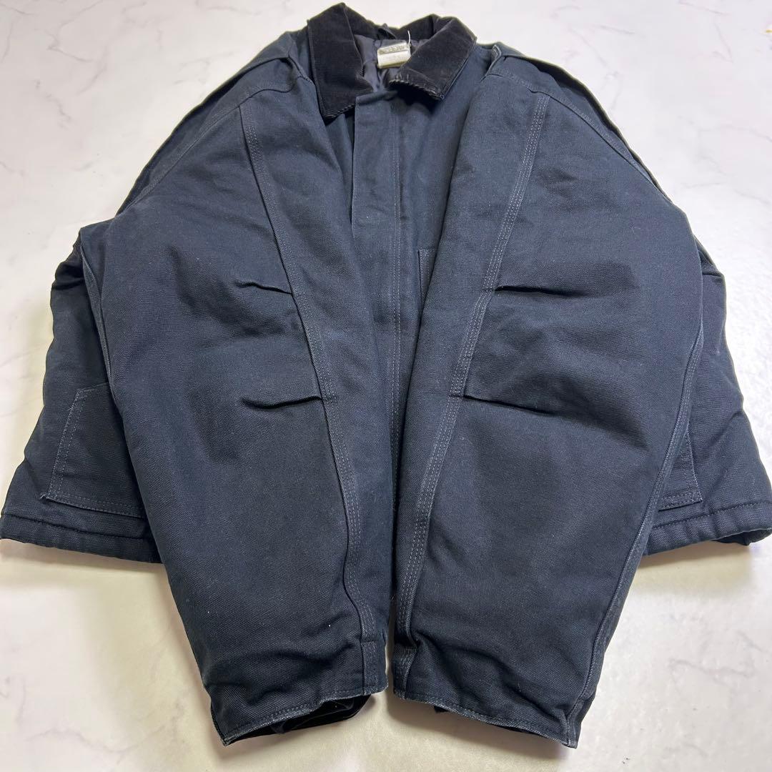 美品】カーハート トラディショナルジャケット ショート丈 黒 XL