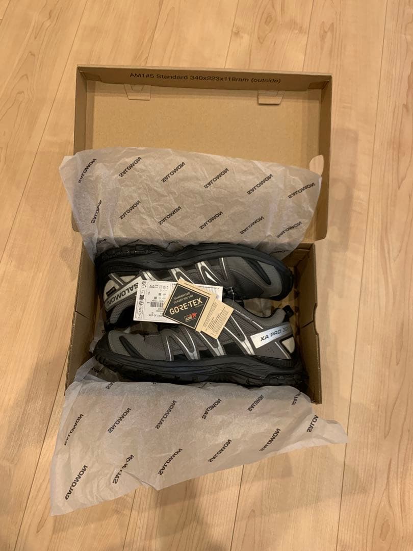 サロモン XA PRO 3D GTX グレー ブラック 28.5cm