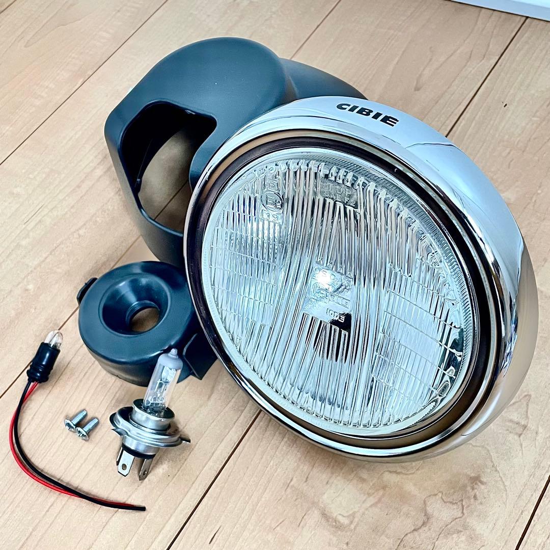 当時物 CIBIE シビエ 凹み ヘッドライト CB400F ホーク マーシャル