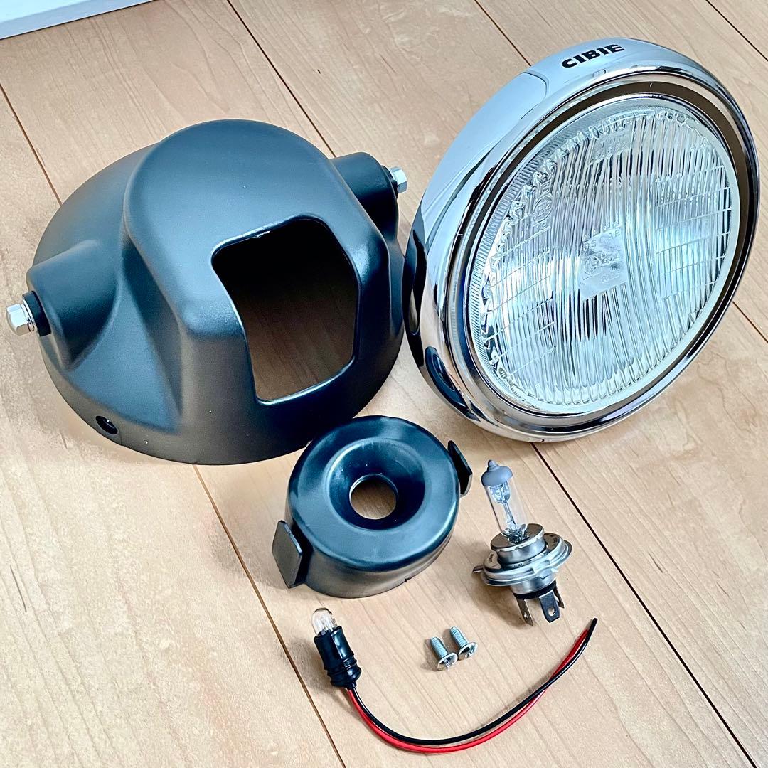 当時物 CIBIE シビエ 凹み ヘッドライト CB400F ホーク マーシャル