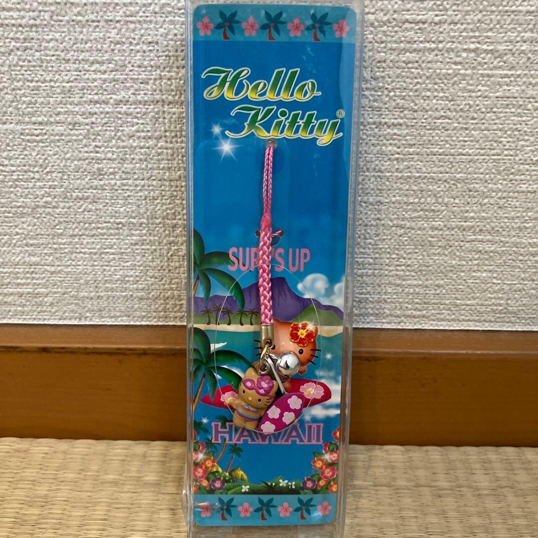 未開封　日焼けキティ ハローキティ ハワイ限定ストラップ　サーフィン