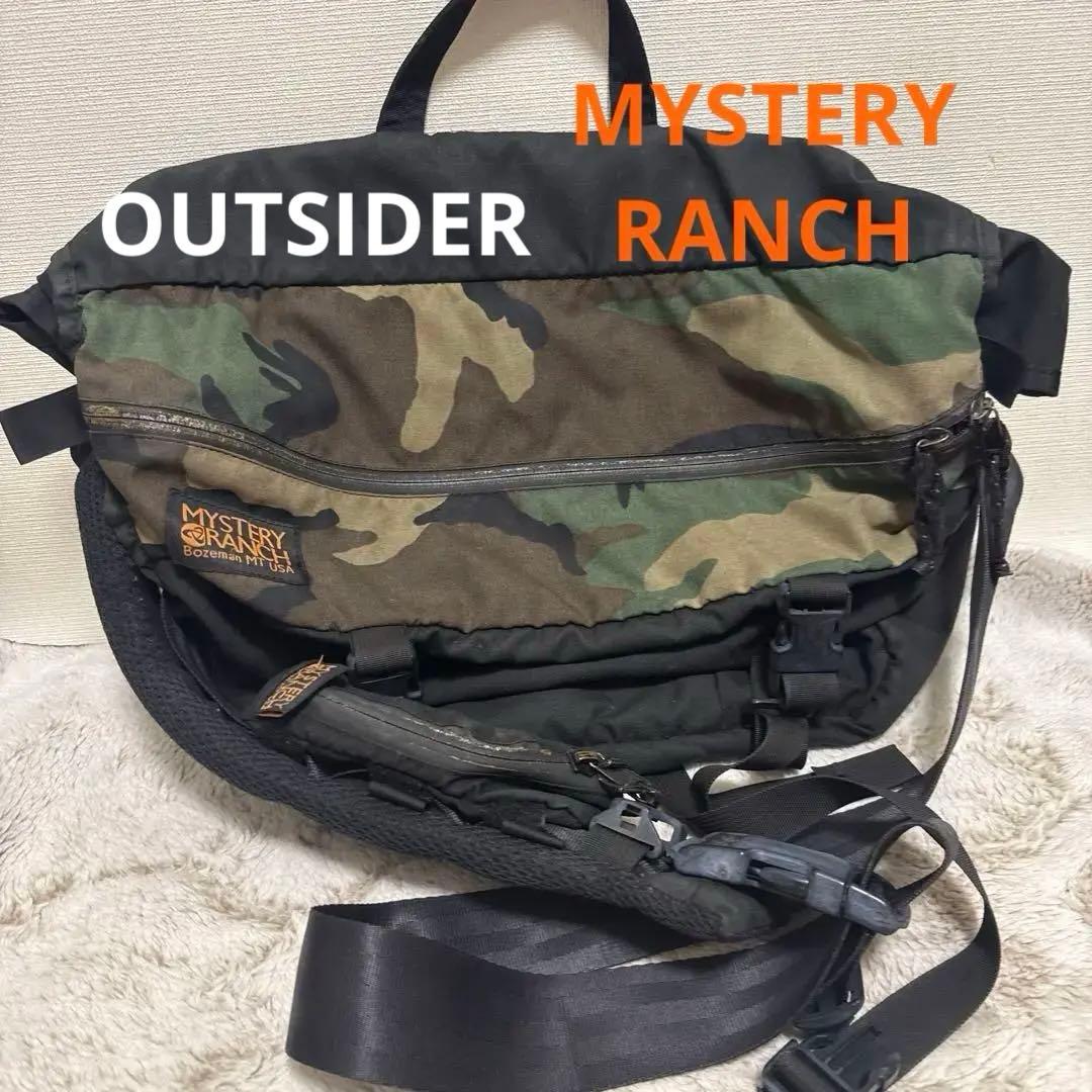 ミステリーランチ OUTSIDER メッセンジャーバッグ Woodland 廃盤