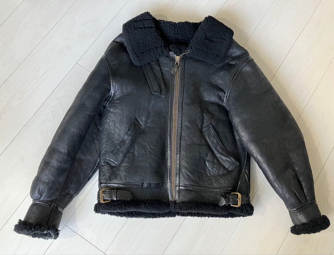 AVIREXアヴィレックス　アビレックス B-3ムートンジャケット38 USA製 楽天市場】AVIREX/アビレックス B-3ムートンフライトジャケット USA