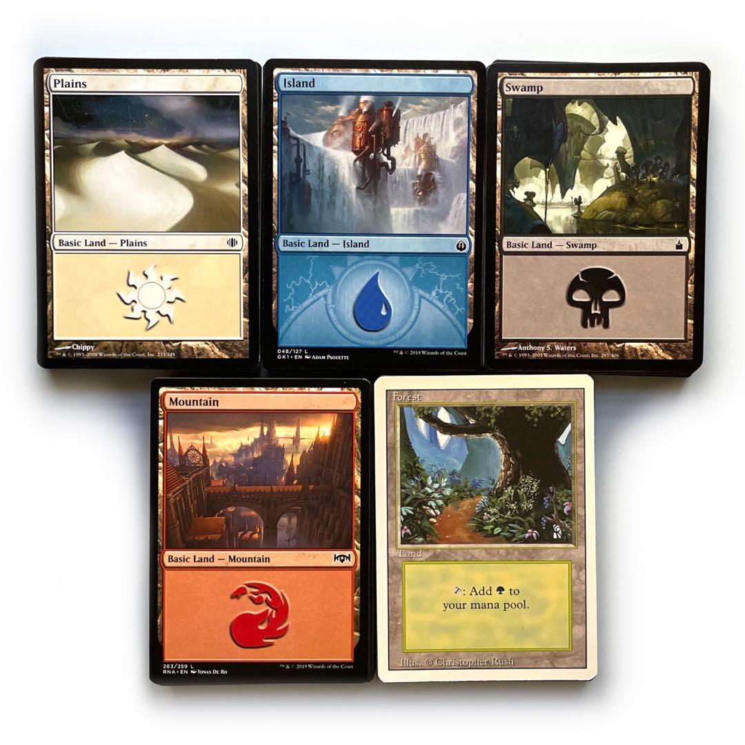 MTG 基本土地 基本地形 英語約200枚 旧枠 新枠 新々枠 フルアート等有