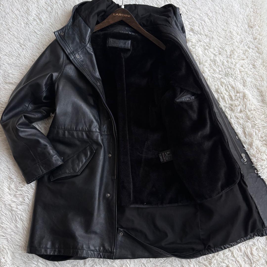 リューグーレザー ラムレザー モッズコート ライナー付 2way