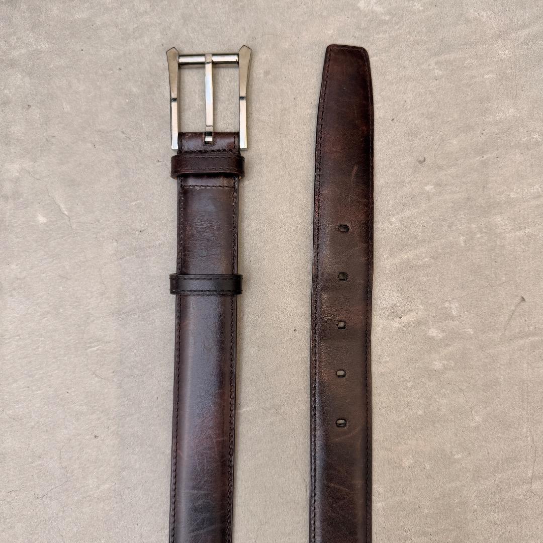 ジョンロブ JOHN LOBB ベルト カーフ ブラウン 90 レザーベルト - メルカリ