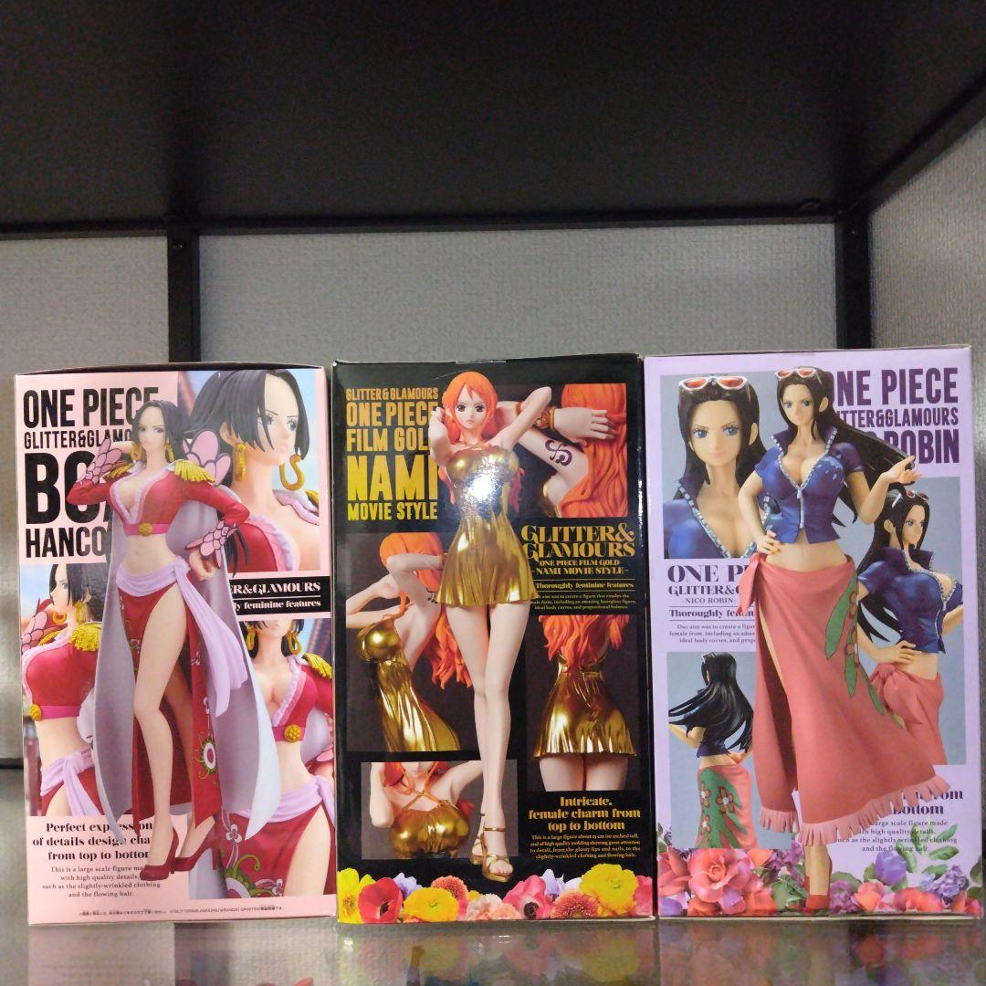 ⑰ワンピースフィギュア グリッター&グラマラス ロビン、ナミ 他セット