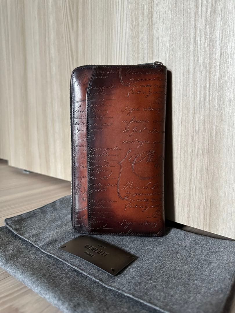 0*様 特注32万 ベルルッティ イタウバ レザー 財布 ミモザ スペシャルオー