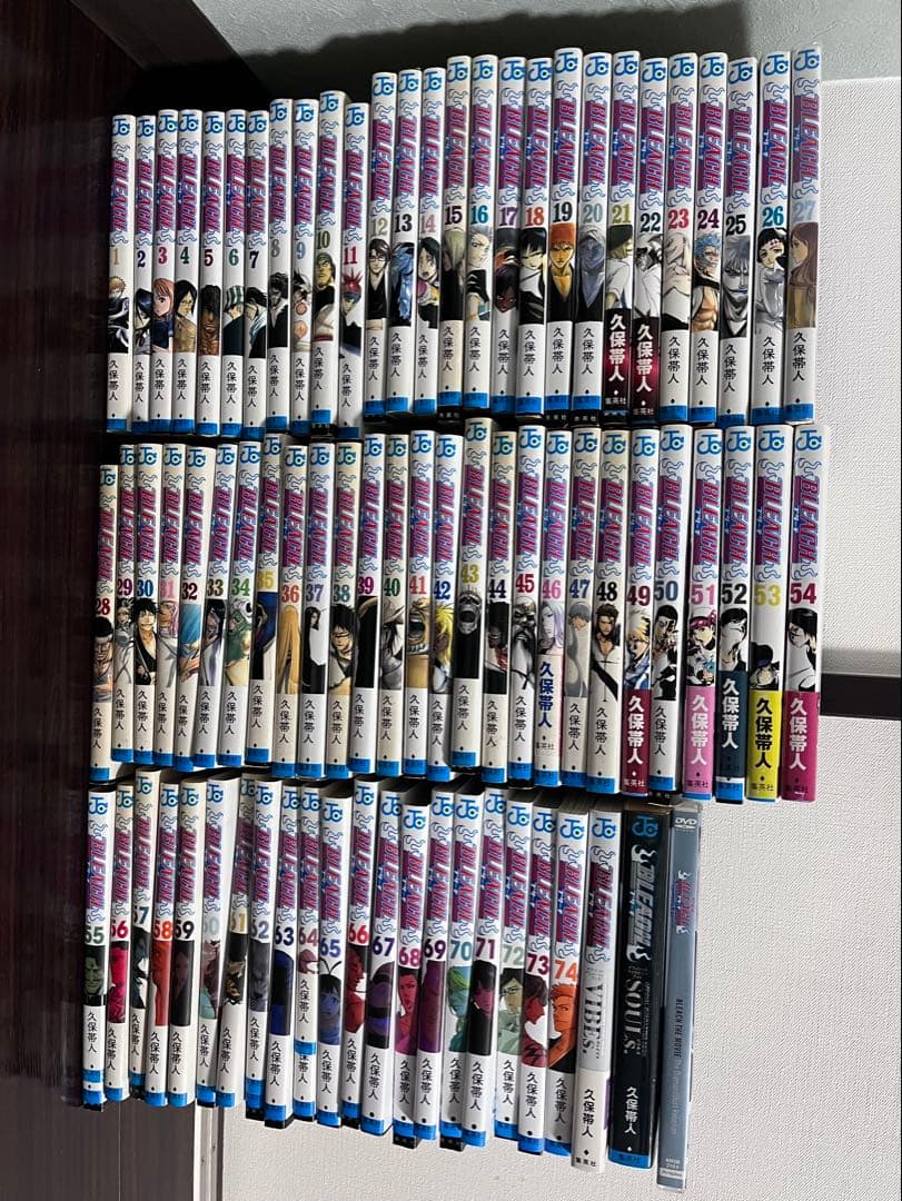 BLEACH　全巻セット　中古品　おまけ本2冊　おまけDVD