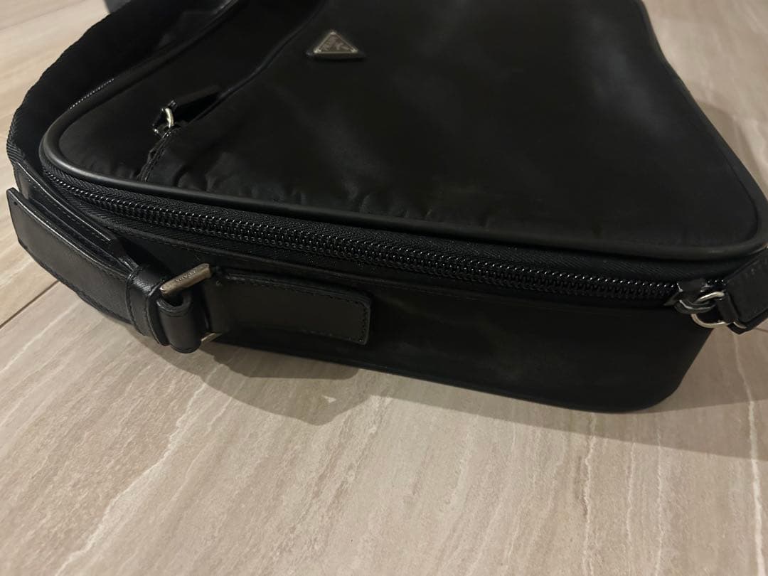 PRADA プラダ ブリーフケース ショルダー付 V147S NERO ブラック