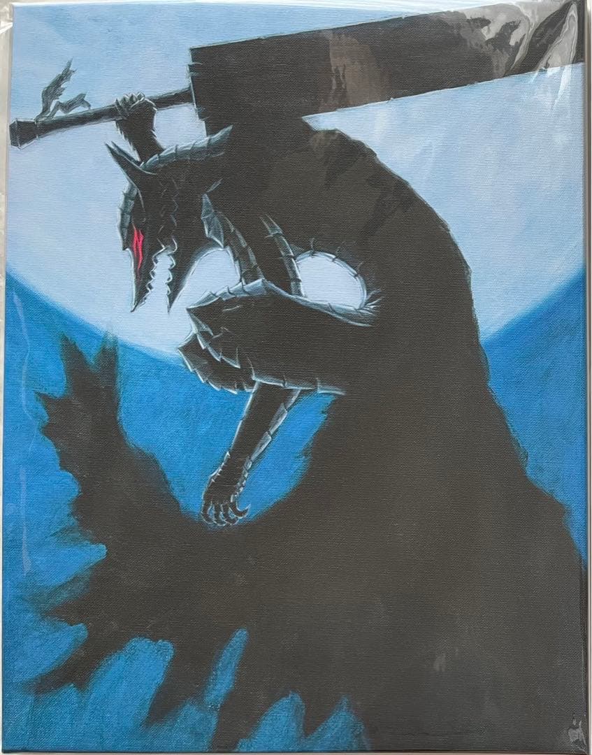 ベルセルク展　キャラファインボード　ガッツ　狂戦士の甲冑　複製原画