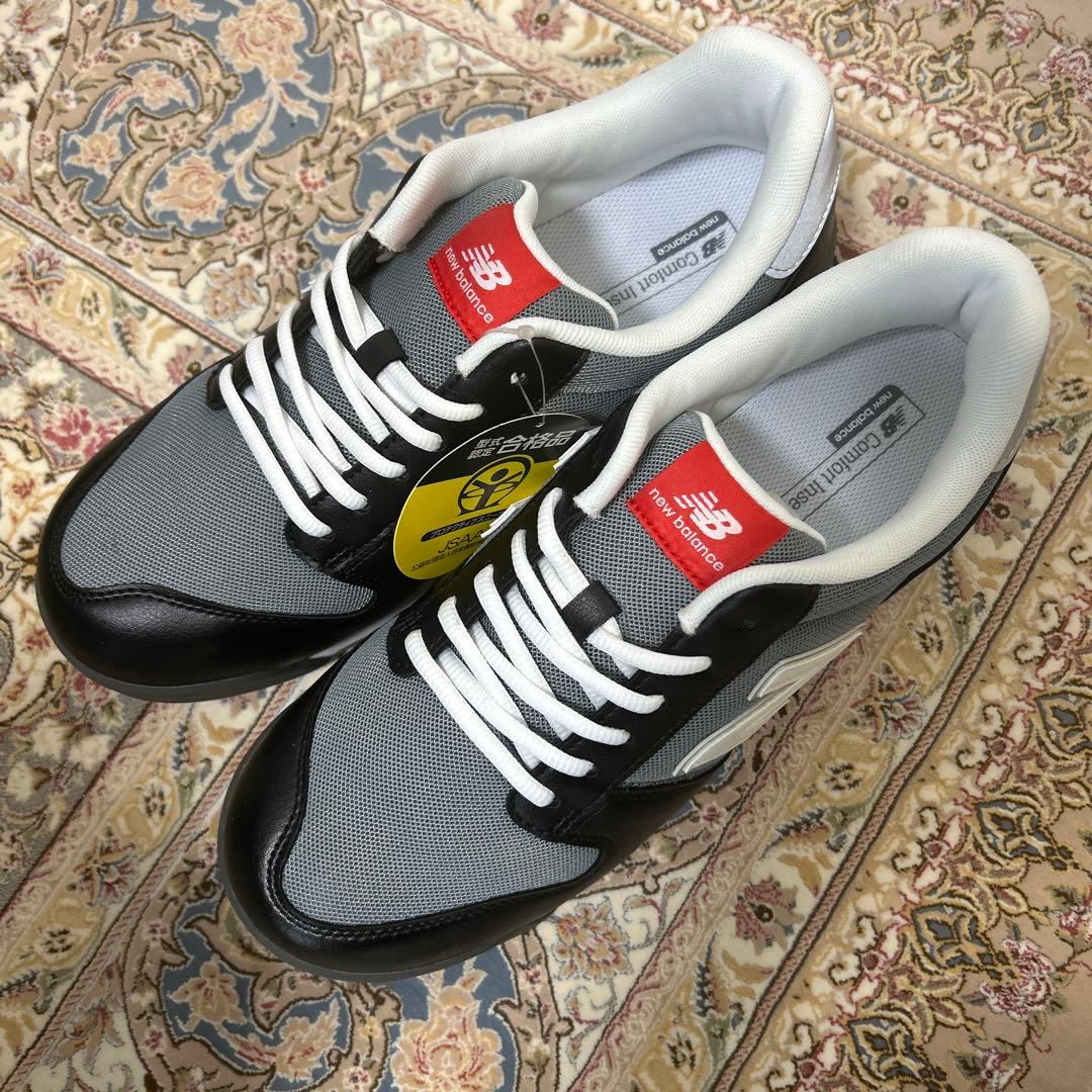 New Balance 安全靴 ブラック×グレー×ホワイト 26.5cm