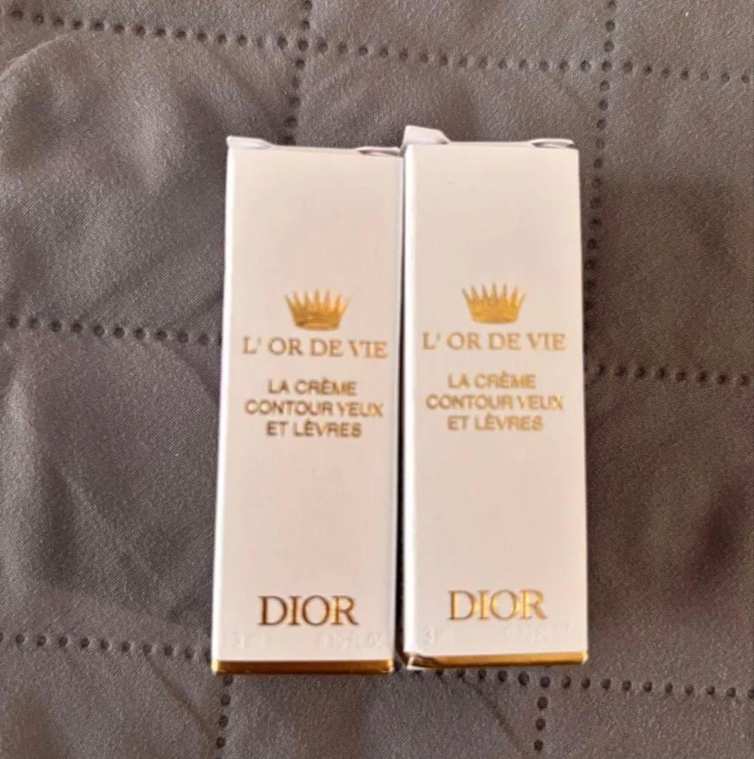 Dior L'Or de Vie 目元・唇用クリーム 2個セット