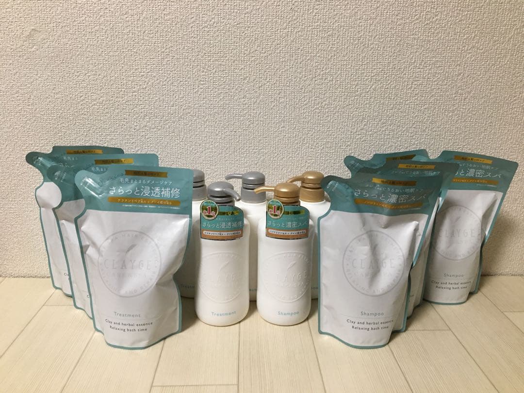 CLAYGE CARE & SPA Shampoo Treatment セット